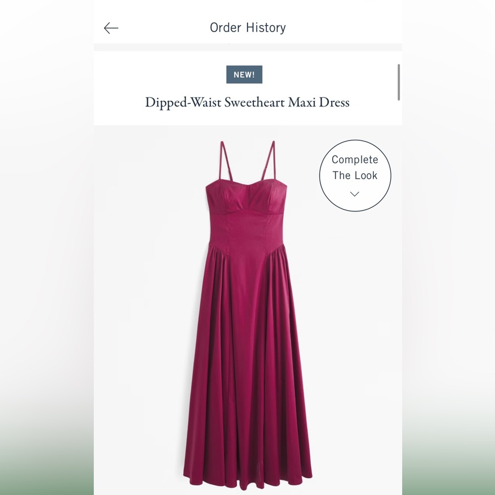 Abercrombie Dipped-Waist Dress